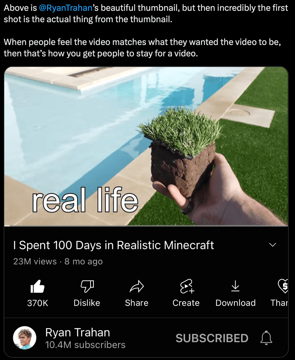 Opening visuals matching thumbnail example 2